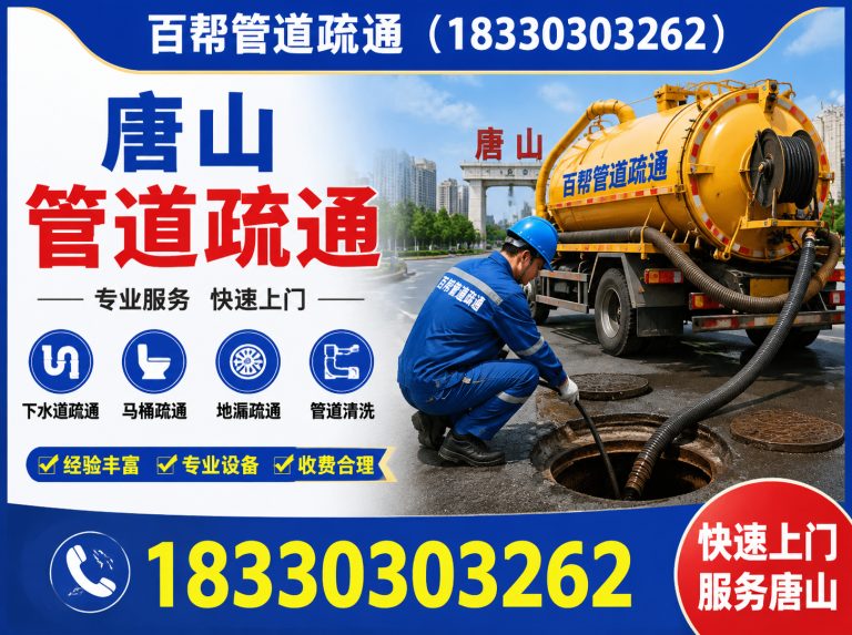 河北唐山海港经济开发区下水道疏通展示图